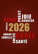 Meilleurs voeux 2026 : sant&eacute; et bonheur